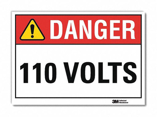 Danger Sign 7inx10in Reflective Sheeting