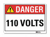 Danger Sign 5inx7in Reflective Sheeting
