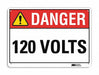 Danger Sign 7 in x 10 in Plastic