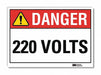 Danger Sign 7inx10in Reflective Sheeting