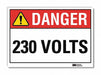 Danger Sign 7inx10in Reflective Sheeting