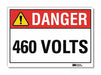 Danger Sign 10 in x 14 in Rflct Sheeting