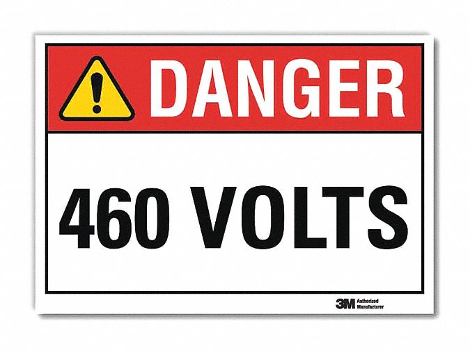 Danger Sign 5inx7in Reflective Sheeting