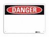 Danger Sign 10 inx14 in Aluminum