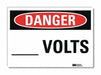 Danger Sign 5inx7in Reflective Sheeting