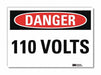 Danger Sign 5inx7in Reflective Sheeting