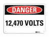 Danger Sign 10 in x 14 in Plastic