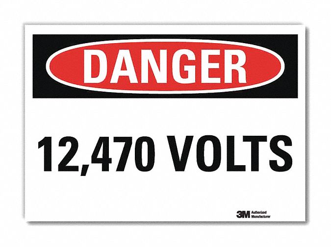 Danger Sign 10inx14in Reflctv Sheeting