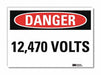 Danger Sign 5 in x 7 in Rflct Sheeting