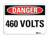 Danger Sign 7 in x 10 in Plastic