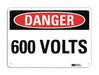 Danger Sign 10 in x 14 in Aluminum