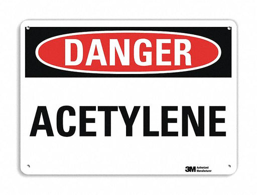 Danger Sign 7 inx10 in Plastic