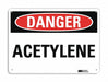 Danger Sign 7 inx10 in Plastic