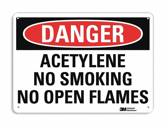 Danger Sign 7 in x 10 in Aluminum