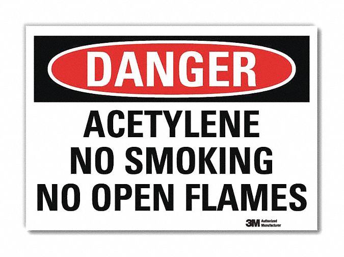 Danger Sign 10 in x 14 in Rflct Sheeting