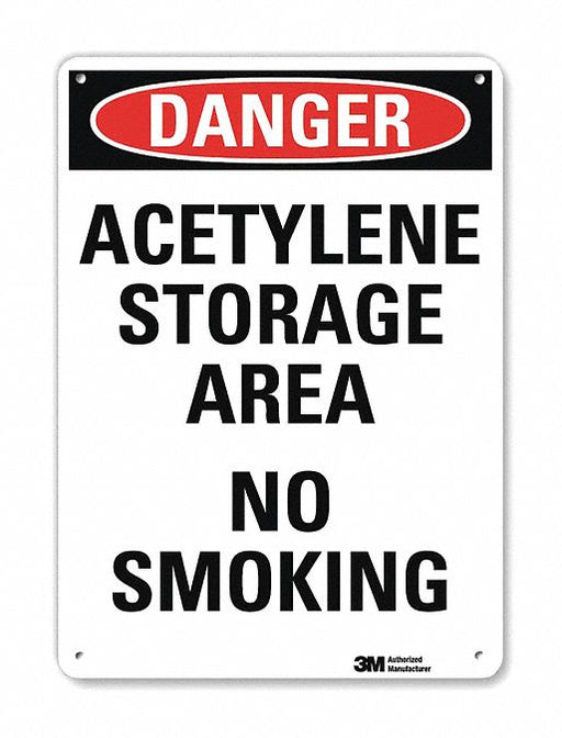 Danger Sign 10 in x 7 in Plastic