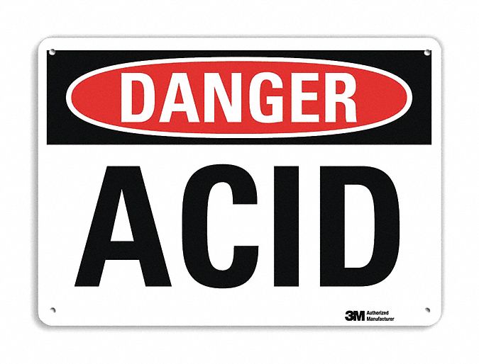 Danger Sign 10 in x 14 in Aluminum
