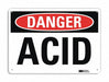 Danger Sign 7 in x 10 in Plastic