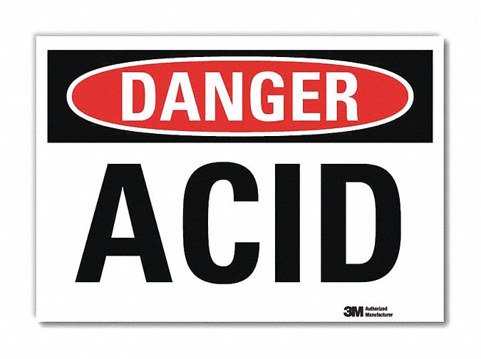 Danger Sign 5inx7in Reflective Sheeting