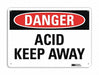 Danger Sign 7 in x 10 in Aluminum
