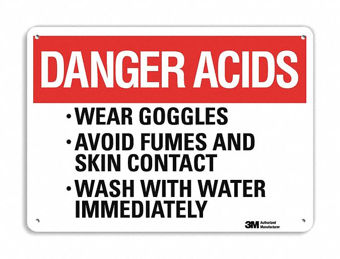 Danger Sign 7 in x 10 in Aluminum
