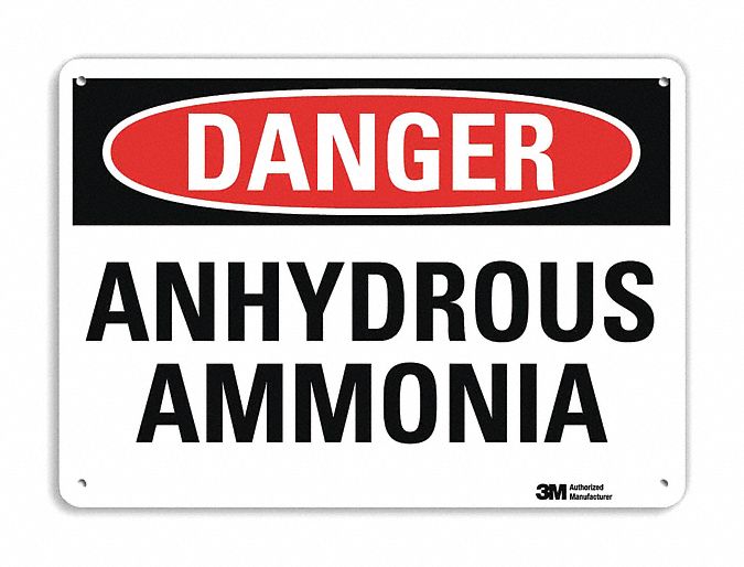 Danger Sign 10 inx14 in Plastic