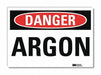 Danger Sign 7 in x 10 in Rflct Sheeting
