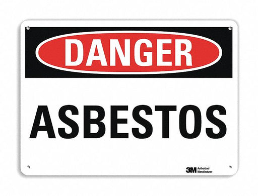 Danger Sign 10 inx14 in Plastic