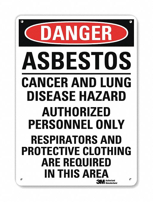 Danger Sign 10 in x 7 in Aluminum