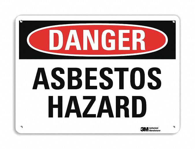Danger Sign 10 inx14 in Plastic