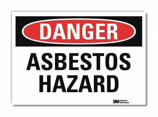 Danger Sign 7 in x 10 in Rflct Sheeting