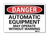 Danger Sign 5inx7in Reflective Sheeting