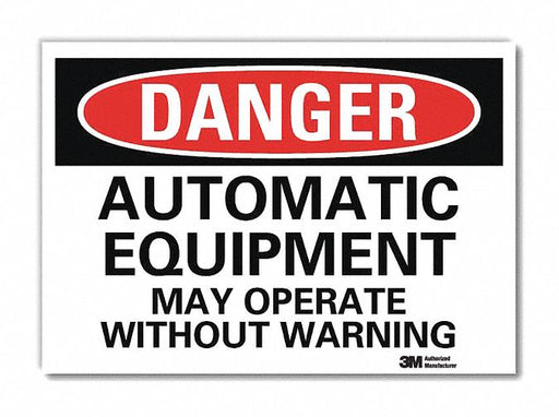Danger Sign 5inx7in Reflective Sheeting