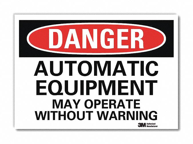 Danger Sign 7 in x 10 in Rflct Sheeting