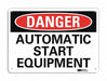 Danger Sign 7 in x 14 in Aluminum