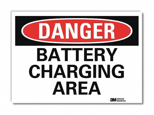 Danger Sign 7inx10in Reflective Sheeting