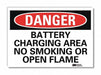 Danger Sign 5 in x 7 in Rflct Sheeting