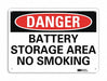 Danger Sign 7 in x 14 in Aluminum