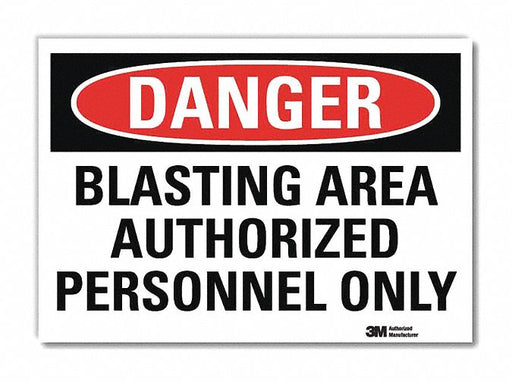 Danger Sign 5inx7in Reflective Sheeting