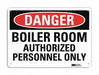 Danger Sign 10 in x 14 in Aluminum