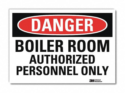 Danger Sign 5inx7in Reflective Sheeting