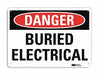 Danger Sign 10 in x 14 in Aluminum