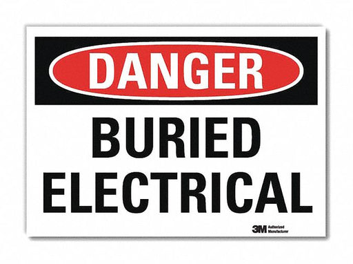 Danger Sign 7inx10in Reflective Sheeting