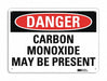 Danger Sign 10 in x 14 in Plastic