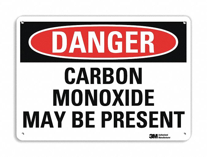 Danger Sign 7 in x 10 in Aluminum