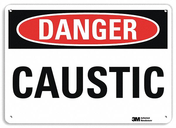 Danger Sign 7 inx10 in Plastic