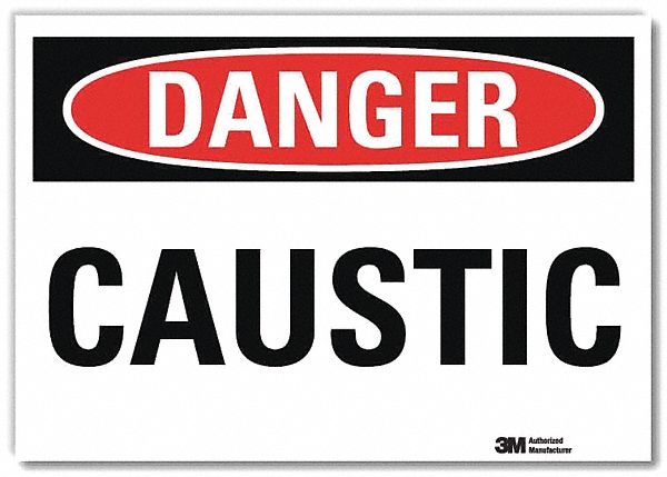 Danger Sign 7inx10in Reflective Sheeting
