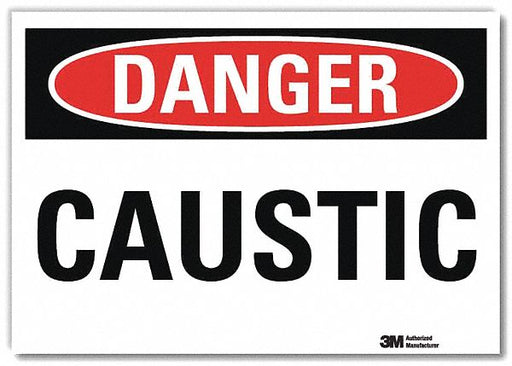 Danger Sign 5inx7in Reflective Sheeting