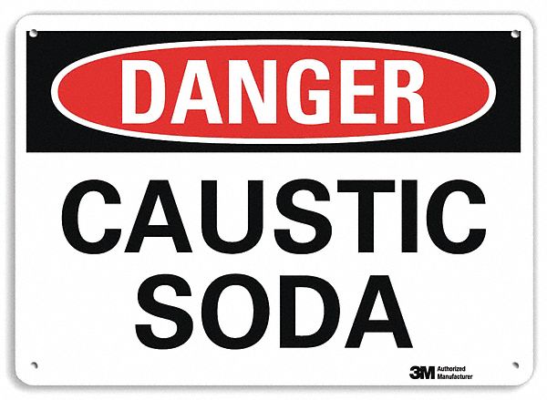 Danger Sign 7 in x 10 in Aluminum