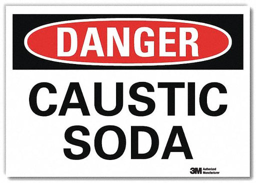 Danger Sign 7 in x 10 in Rflct Sheeting